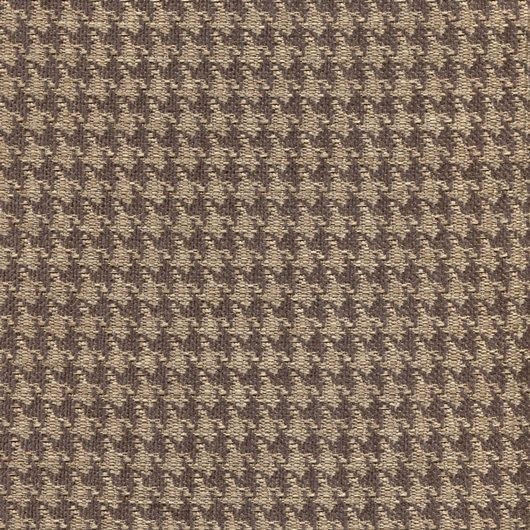 Möbelstoff PEP46 dunkelbraun-beige mit klassischem Pepita-Muster