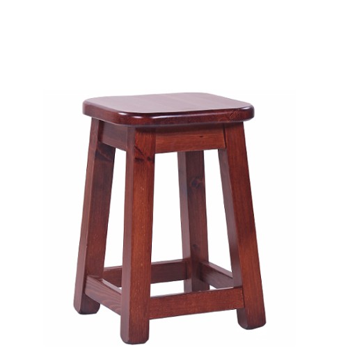 Holzhocker ARTO aus massivem Kiefernholz 