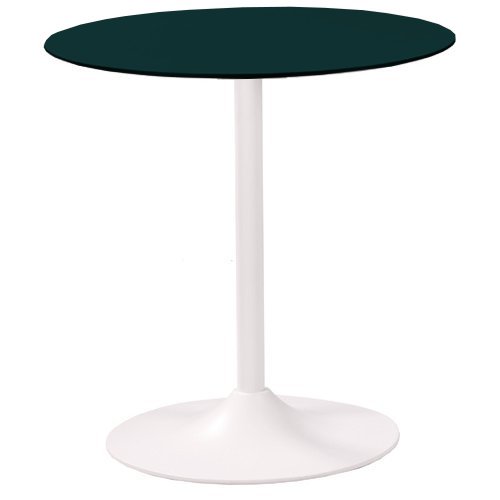 Tisch MATRIX mit einer HPL-Kompakt-Tischplatte 10 mm, Ø 69 cm schwarz (TPHPL10-D69-sw)