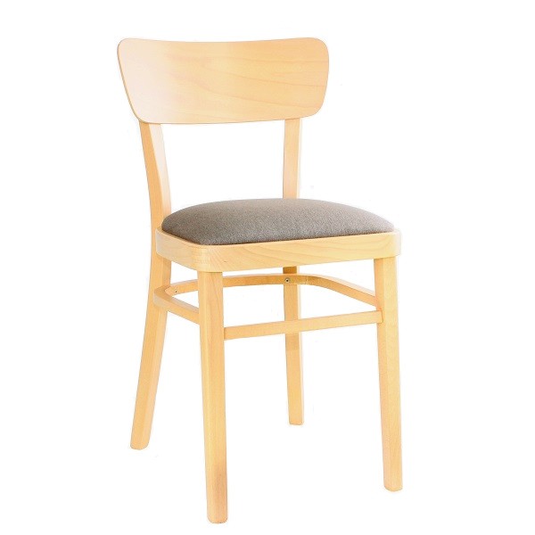 klassischer und zeitloser Restaurantstuhl NICO P PLUS mit gepolstertem Sitz im Retro-Design  | Sonderangebot