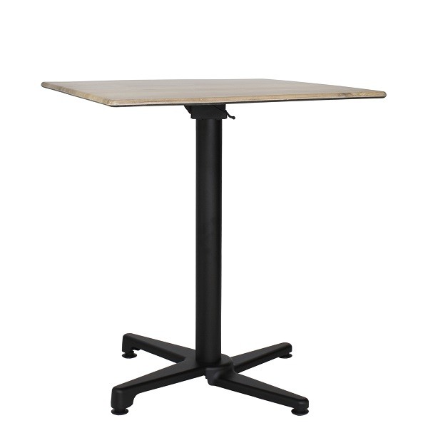 Tisch ASTRA SIDE mit klappbarem und ineinander stapelbarem Tischgestell