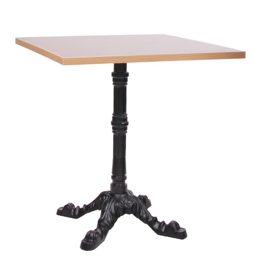 Tisch LEON mit Melaminharz-Tischplatte - 25 mm stark - 70x70 cm