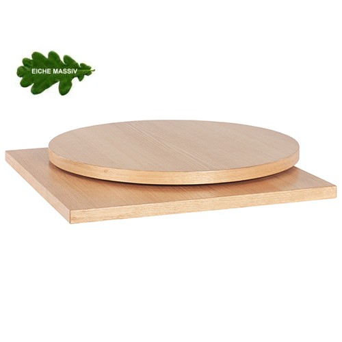 MDF Tischplatte mit Eichenholz-Furnier 