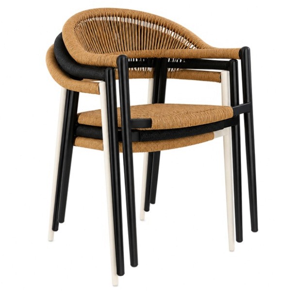 Technorattan Outdoor Stuhl CARO für Café und Restaurant