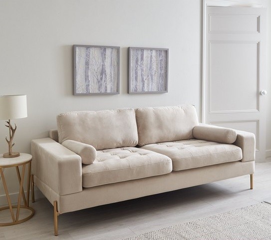2-Sitzer Couch PARIS für Hotellobbys, Wartebereiche, Empfangsräumen und Geschäftsräumen