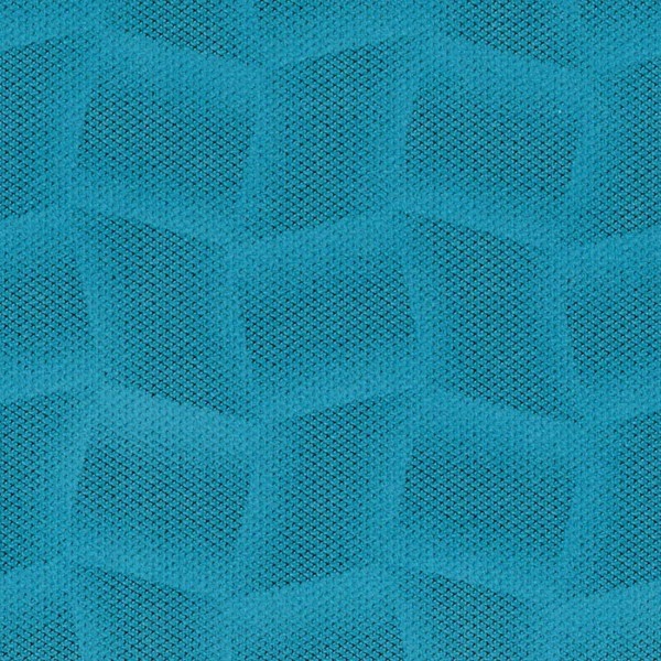 Mikrofaser-Stoff BORBE17-blau mit attraktiven geometrischen Mustern