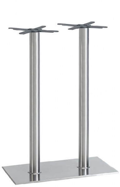 2-Säulen Outdoor Stehtischgestell RIANO IX DUO aus Edelstahl