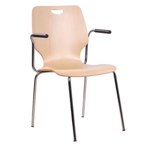Stuhl für Konferenzen | Konferenzstühle mit Armlehnen und Griffloch
