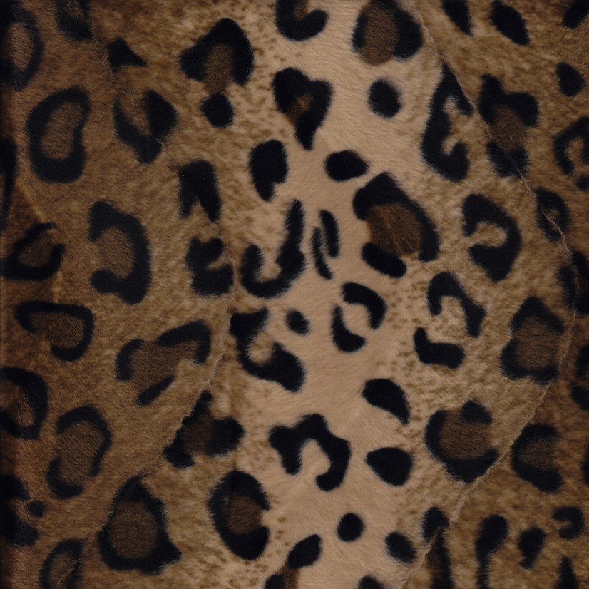 Leopard Luxus Fell-Imitat Polsterstoff Möbel-Stoff Kunstfell Meterware Tolko 