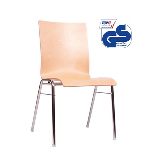 Konferenzstuhl | Stapelstuhl | Gastrostuhl COMBISIT A40 ohne Sitz- und Rückenpolster