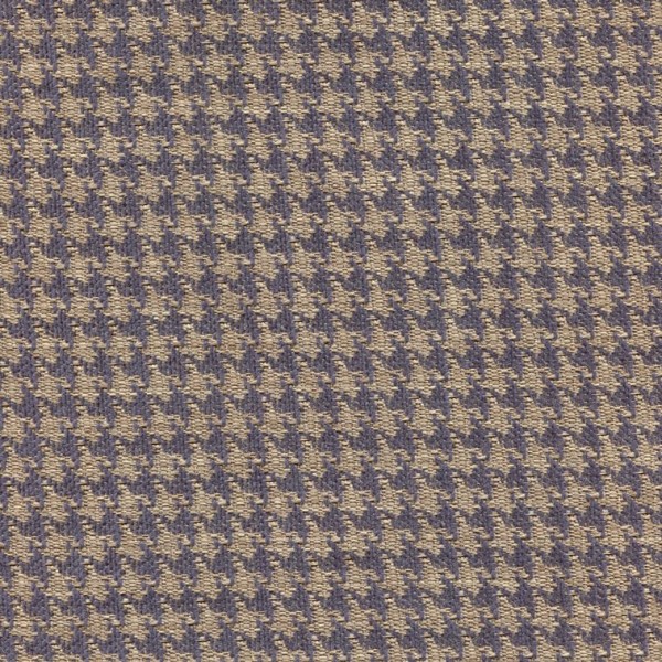 Möbelstoff PEP57 blau-beige mit klassischem Pepita-Muster